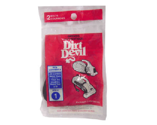 4-Pack Flat Vacuum Belts – Fits Dirt Devil 3157260001, Style 1, 501, 503 Hand Vacuums