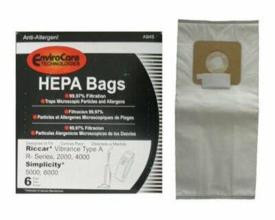 Simplicity Type A HEPA Vacuum Cleaner Bags (18 bags)