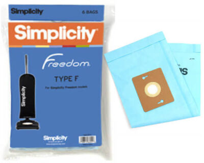 Simplicity Type F Freedom Replacement Vacuum Bags SF-6