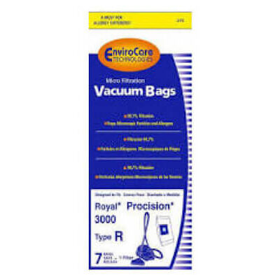 Royal Type R Canister Vacuum Bags (7 bags + filter)