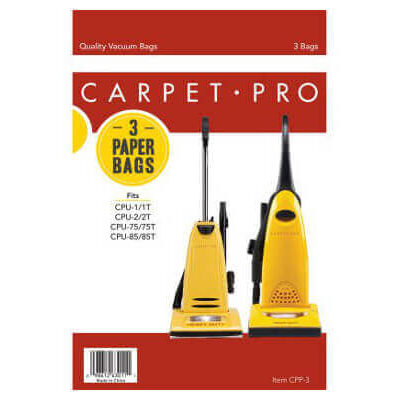 Carpet Pro CPP-6 Upright Vacuum Bags (6 pack)