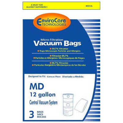 Modern Day 12 Gallon Central Vacuum Bags (3 pack)
