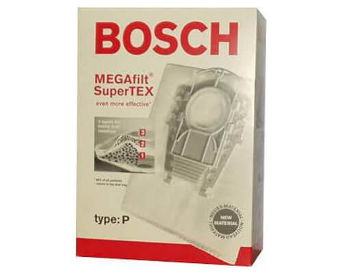Bosch Type P Vacuum Bags (5 pack + filter)