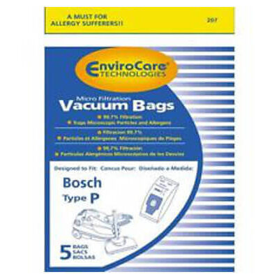 Bosch Type P Vacuum Bags (5 pack)