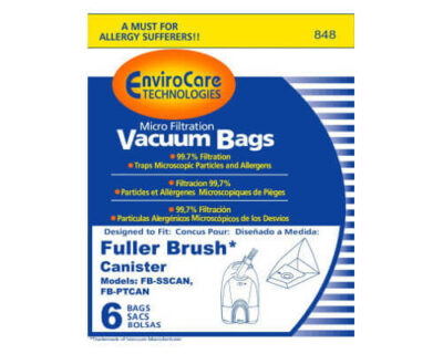 Fuller Brush Canister FB-SSCAN and FB-PT Bags (6 pk)