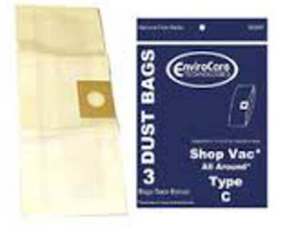 Shop Vac 90669-00 Type C Bags 3 gallon
