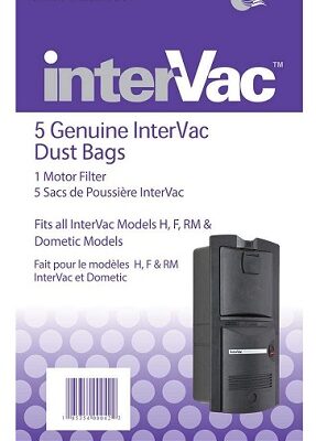 Intervac Garage Vac Hypo-Allergenic Bags 5/pk