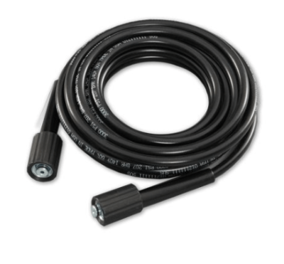 Generac 3000 psi high pressure washer replacement hose with durable connectors, suitable as a replacement hose for Generac pressure washers. Features secure screw-on fittings for easy installation on your Generac high pressure hose washer.