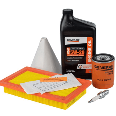 Generac Maintenance Kit with Proprietary 5W-20 Synthetic Oil for EcoGen™ 15kW Air-Cooled Generators A0002080751